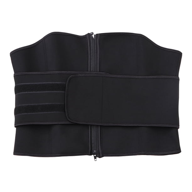 EeaseMX 1 faja deportiva moldeadora de cintura, cinturón ajustable, moldeadora corporal para mujer, talla S (negro)