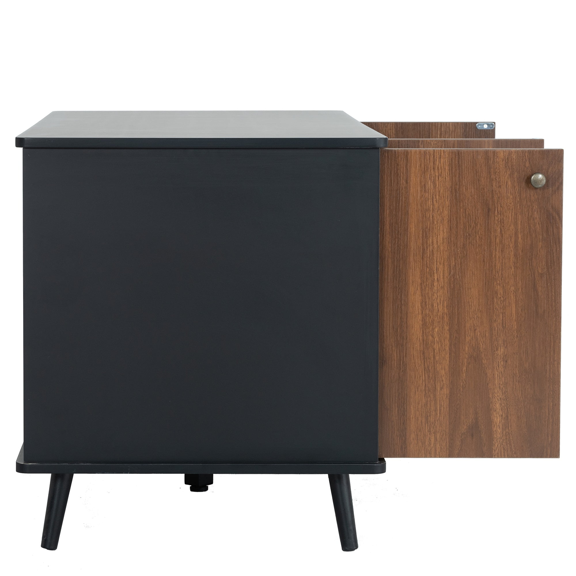 Pefilos 39" Litter Box Enclosure, Cat Litter Box Furniture with Hidden Plug, 3 Doors Indoor Cat House Washroom, Black+Brown Pefilos 39" Litter Box Enclosure, Cat Litter Box Furniture with Hidden Plug, 3 Doors Indoor Cat House Washroom, Black+Brown
