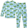 thumbnail image 2 of joogoo Frog Cartoon Umbrellas Pajamas Set Long Sleeve Soft Cotton Sleepwear 2 Piece 24M, 2 of 7
