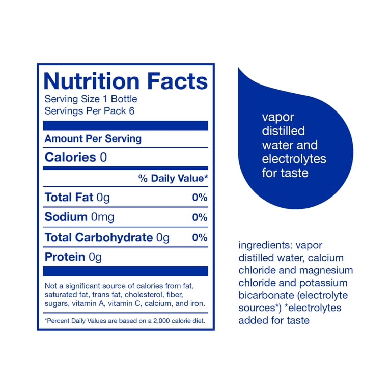 Smartwater Vapor Distilled Water, 16.9 fl oz Bottles, 6 Pack photo 8