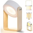 thumbnail image 1 of Lámpara de mesa Lámpara de noche LED, linterna de luz nocturna, táctil vintage regulable, 3 modos de iluminación, linterna portátil plegable, lámpara de noche, lámpara de camping F, 1 of 5