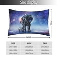 thumbnail image 4 of Disketp Pillow Covers Astronauts Start Running Pattern Throw Pillow Case Cushion Covers,Cushion For Bedroom,Couch,Home-20"X30", 4 of 9