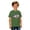 Dark Green, variant on Boys USA Soccer Letter Print Graphic Tshirts Short Sleeve Round Neck Football Summer Casual Activewear Tees