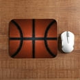 thumbnail image 3 of Basketball Game Leather Texture Spot Sport Red Black Gaming Mouse Mat Non-Slip Rubber Base Thick Mousepad for Laptop Computer PC 9.5x7.9 Inch, 3 of 3