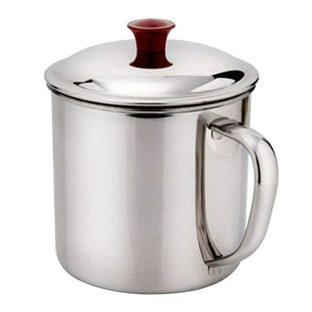 

200/380Ml Stainless Steel Camping Mug Cup Outdoor Drinking Coffee Tea Handle Cup 380ML