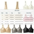 thumbnail image 2 of Xucatan Women's Anti Saggy Breast Bras Push Up Seamless Wireless Full Coverage Bralettes Comfort No Underwire Soft Comfort Strip Wireless Bras Everyday Bra Gift, 2 of 9