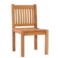 thumbnail image 2 of Teak Wood Elzas Outdoor Patio Dining Side Chair, A-Grade Teak Wood, 2 of 5
