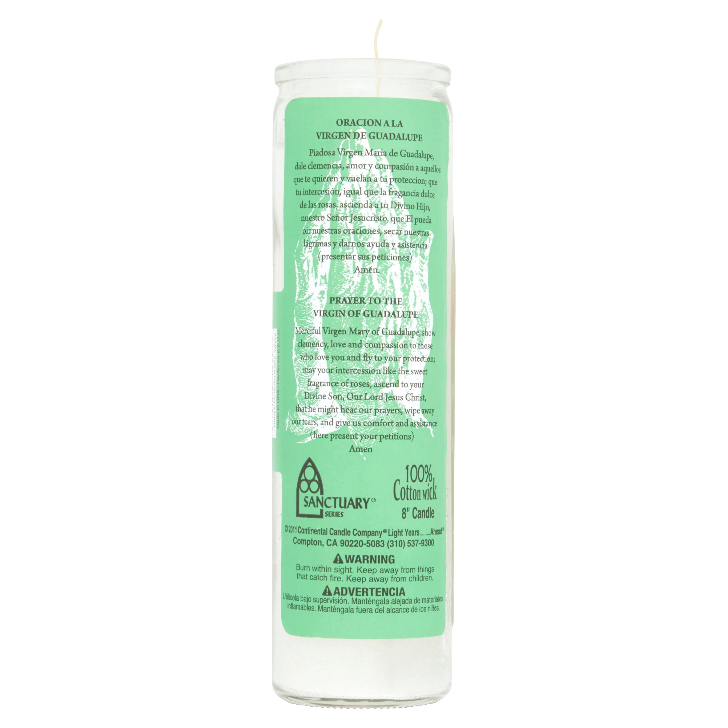 Sanctuary Virgen Guadalupe Candle