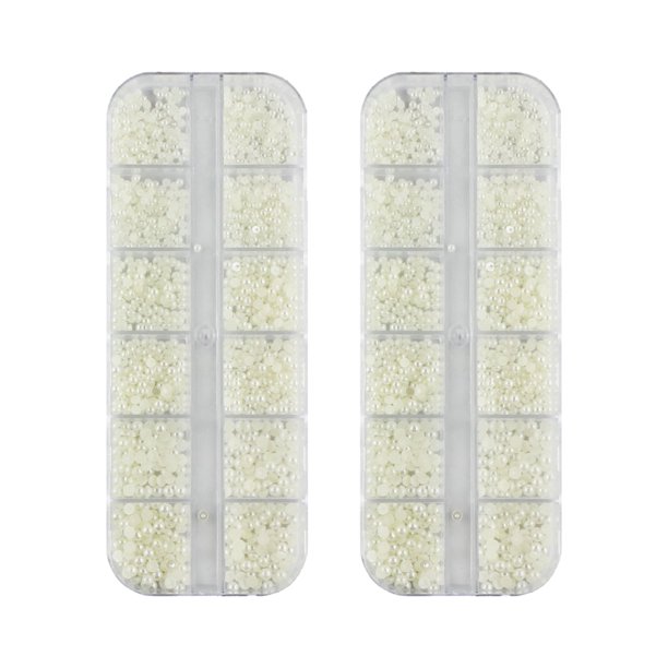 Serie plana de semicírculo de diamantes de imitación con caja, zapatos para decoración de uñas, ropa, álbum de recortes DIY MFZFUKR CPB-DE-LYY346-2