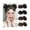 2-33, variant on Claw Clip in Hair Bun Messy Curly Chignon Extension Scrunchie Synthetic Hairpiece