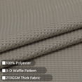thumbnail image 3 of Shininglove Waffle Shower Curtains for Bathroom (Taupe, 72" x 72"), 3 of 7