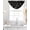 Black Light Green Light Brown, variant on Sparrow Sheer Waterfall Valance Curtains for Window, Spring Birds on The Branches Vintage Country Black Rod Pocket Sheer Topper Swag Curtains for Living Room, Kitchen 38.5"W x 47.2"L, 1 Panel