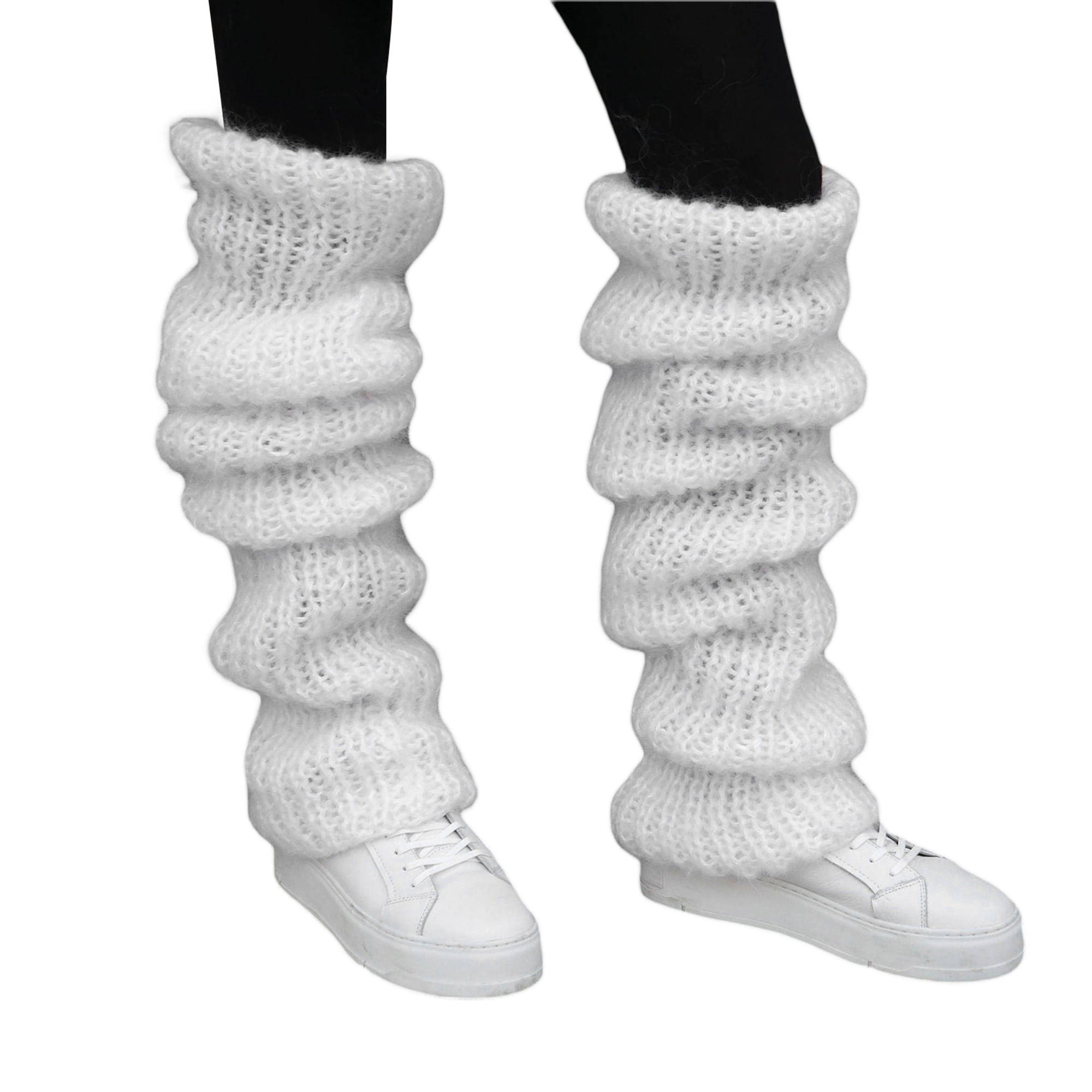 SATINIOR 3 Pairs Women Winter Long Leg Warmers 24 Inch Over the Knee Ribbed  Knit Leg Warmer for 80s Party Dance Sports : : Clothing, Shoes 