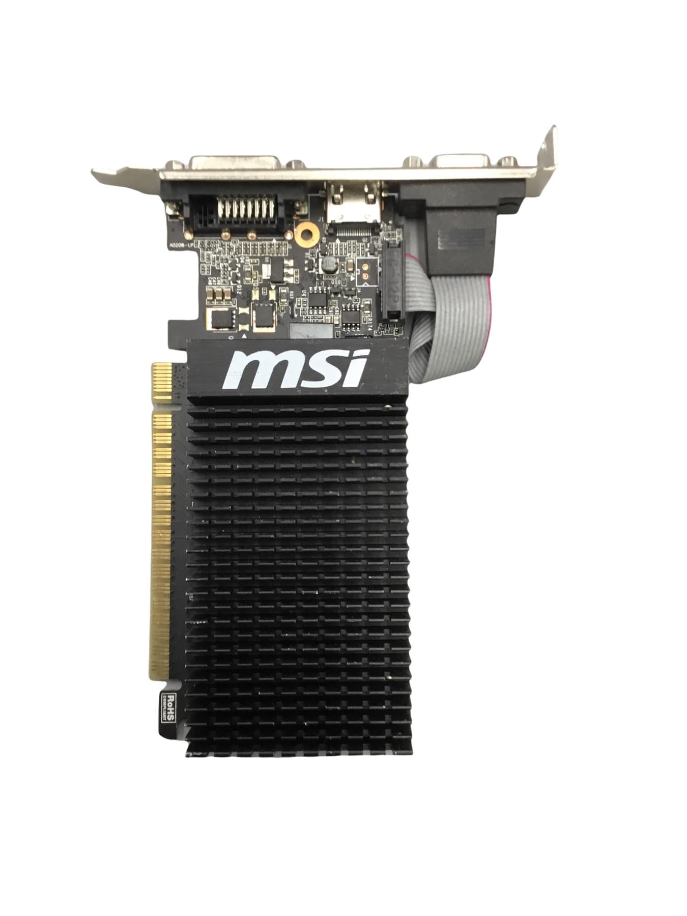 MSI GeForce GT 710 Low Profile Graphics Card GT 710 2GD5 LP B&H