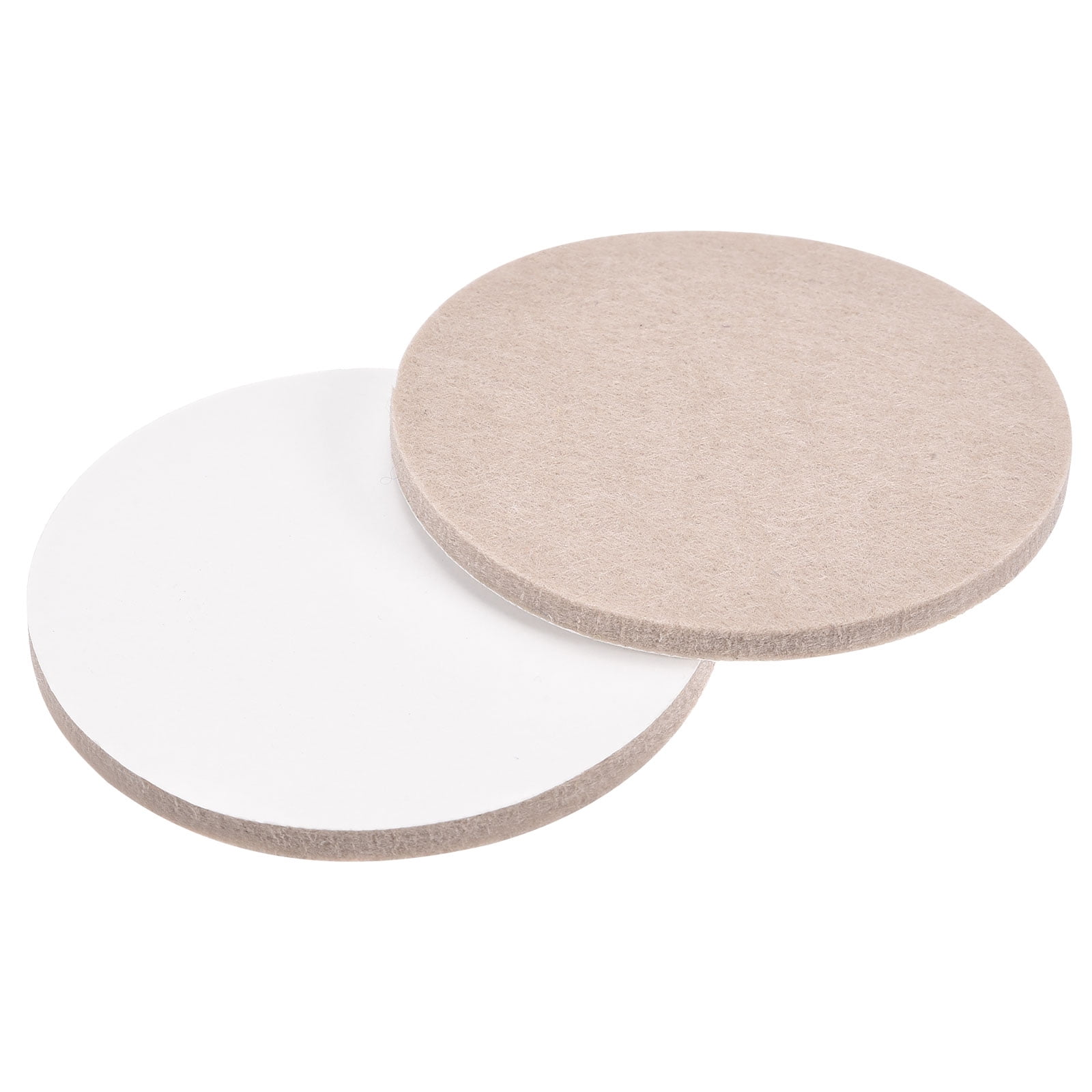 Uxcell Felt Furniture Pads 75mm Dia Self-stick Anti-scratch Floor Protector 4 Pads