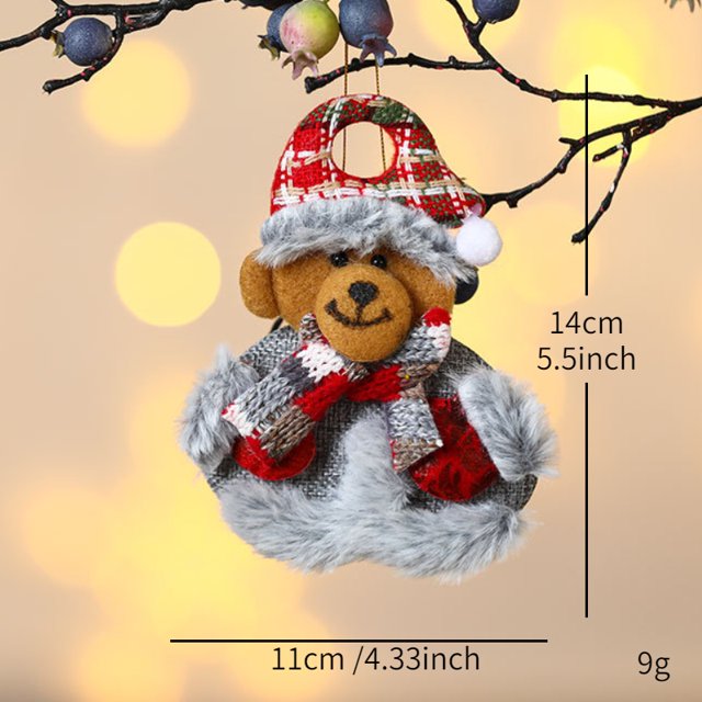 Bonitas decoraciones navideñas, muñecos de nieve, ciervos, adornos para árboles de Navidad, regalos de Papá Noel, adornos navideños para fiestas de Año Nuevo