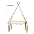 thumbnail image 6 of Ohmyroo Bohemian Style Hand-Woven Wall Hanging Planter Shelf with Tassels, Macrame Plant Holder for Living Room, Balcony, and Homestay Decor, 6 of 6