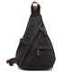 thumbnail image 1 of Bolso bandolera de lona, mochila informal tipo bandolera para hombre y mujer, 1 of 5