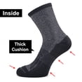 thumbnail image 2 of Busy Socks Women's Wool Hiking Sport Outdoor Socks,Medium,4 Pack,Black, 2 of 8