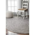 thumbnail image 4 of nuLOOM Wynn Braided Indoor/Outdoor Salt And Pepper 8' 6" x 11' 6" Casual Area Rug, 4 of 11
