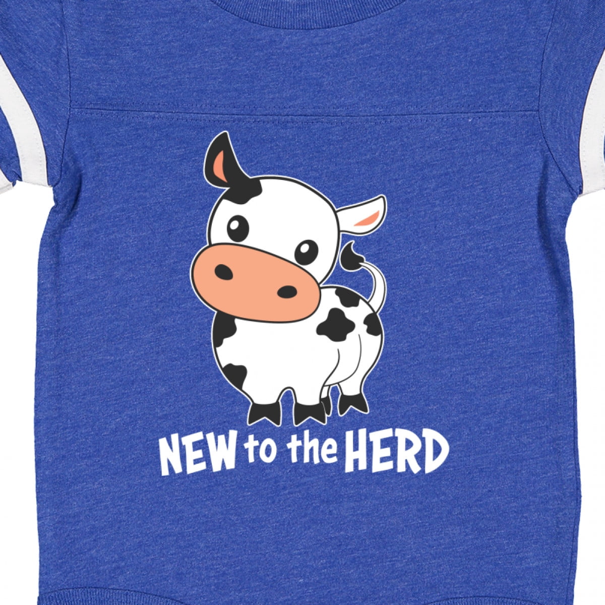 Inktastic New to the Herd Cute Cow Boys or Girls Baby Bodysuit