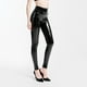 thumbnail image 4 of Pantalones de cuero de látex de cintura alta para mujer: leggings elásticos, sexys, cierre con cremallera, poliéster, para todas las estaciones, 4 of 7