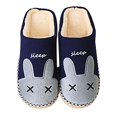 thumbnail image 2 of Pantuflas cálidas de 40-41 yardas - conejo riendo azul oscuro Xemadio 2034322-4, 2 of 9