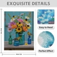 thumbnail image 3 of Diamond Art Kits for Adults - 5d Colorful Flowers Blue Bottles Birds Diamond Painting for Adults, Diamond Art for Adults Beginners, Diamond Painting Kits for Adults for Home Wall Decor, 3 of 7