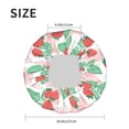 thumbnail image 6 of Kdxio Strawberry Print Shower Cap for Women,Elastic and Reusable,Double Waterproof Layers Bathing Hat, 6 of 9