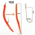 thumbnail image 5 of 5Pcs Codfishfishing Eel Tube Jig Bait Shank Offset Hook Barbed Octopus Hook, 5 of 7