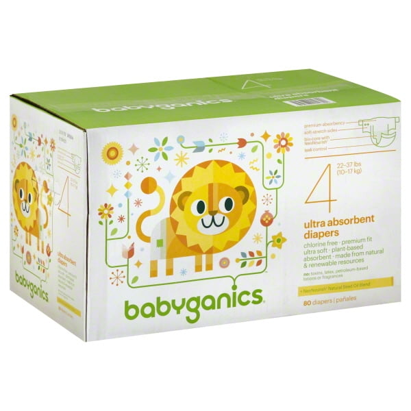 babyganics diapers size 4