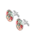 thumbnail image 2 of Alpaca Stainless Steel Silver Jewelry Cufflinks for Formal Attire and Business Meetings, 2 of 6