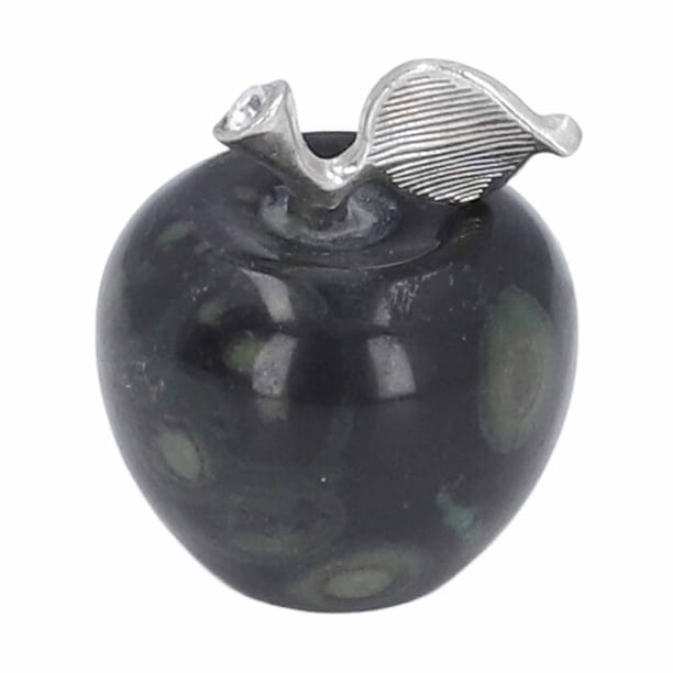 Figura De Manzana De Cristal, Pisapapeles De Manzana De Cristal De Piedra Curativa Para Decoración Del Hogar