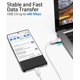 thumbnail image 5 of Adaptador USB C Hembra a USB Macho YONGSHENG Paquete de 3 Convertidor Tipo C a USB Compatible con Iphone 13 12 Pro Max Ipad Air 6 Apple Watch Series 7 Airpods 3, 5 of 5