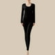 thumbnail image 1 of Conjuntos de ropa interior térmica para mujer, traje grueso y cálido para mantener el calor en invierno, ropa interior térmica para mujer, tops de poliéster para mujer, 1 of 3