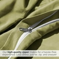 thumbnail image 4 of Neutral Solid Color 3-Piece Duvet Cover Set by Southshore Fine Linens, 4 of 9