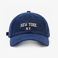 thumbnail image 2 of AWZXDE York Letter Print Adjustable Baseball Sun Hat For Kids Leisure Ages 2-8, 2 of 4