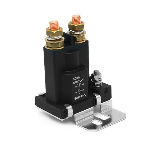 12/24V 500A High Current Relay Intelligent Dual Battery Isolator Switch for Camping Car Starting Relay Auto StartUp Contactor Car Power Switch