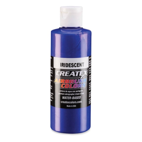 Createx Airbrush Color - 4 oz, Iridescent Electric Blue