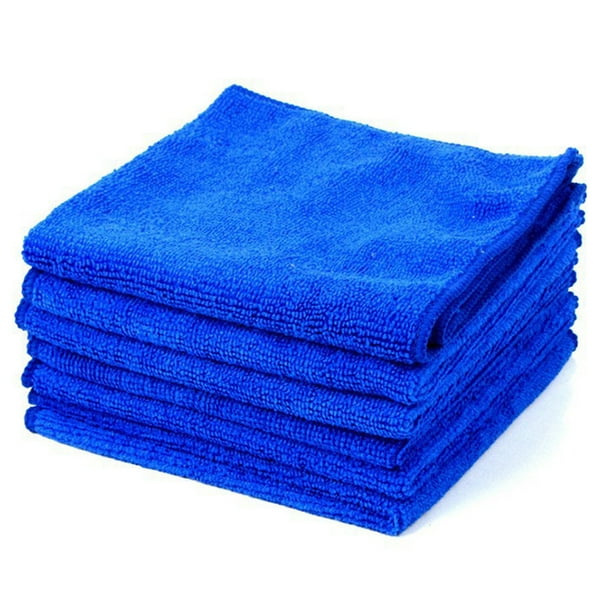 4 unids Toallas de limpieza de coches Herramientas de belleza del coche Auto Toallita de limpieza de coches Engrosamiento de felpa Duster Pulido Suministros de coche