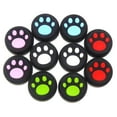 thumbnail image 2 of OULII 4Pcs Gaming Controller Thumb Grips Red Silicone for Gamepad Accessory, 2 of 4