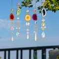 thumbnail image 5 of Yesbay Faux Crystal Pendant Shiny Creative Shape Long Lasting Gift Multicolor Agate Rough Faux Crystal Sun Catcher Window Decor, 5 of 8