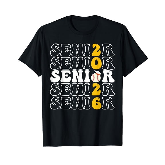 Senior 2026 Last First Day Of Senior Baseball Class 2026 T-Shirt