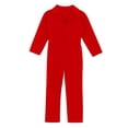 thumbnail image 4 of iixpin Kid Boys Coverall Jumpsuit Mechanic Boiler Suit Flightsuit Uniform Outfits Carnival Party Halloween Costume Red 12, 4 of 6