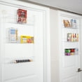 thumbnail image 5 of Lavish Home Over the Door Organizer - 6-Tier Adjustable Pantry Shelves and Rack for Kitchen Organization, White, 5 of 8