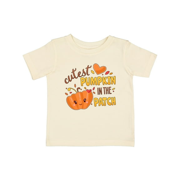 Inktastic Cutest Pumpkin in the Patch with Orange Heart Boys or Girls Baby T-Shirt