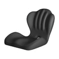 thumbnail image 2 of Cojín asiento espuma viscoelástica con soporte , cómodo, portátil, con funda lavable, respaldo ergonómico para sillas juegos y sillas Negro, 2 of 10