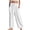 White, variant on Tuphregyow Women's Cotton Linen Baggy Pants Wide Leg Casual Loose with Pockets Pants Trendy New Style High Waist Loose Wrap Pants Drawstring Outdoor Solid Pink XXXL