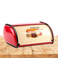 thumbnail image 3 of Metal Bread Box Roll Top Metal Bread Bin Bread Storage Bread Holder Bread Container Keeper Organizer for Kitchen Counter, 3 of 6