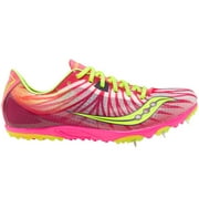 Womens Saucony Carrera XC Spike Pink/Citron